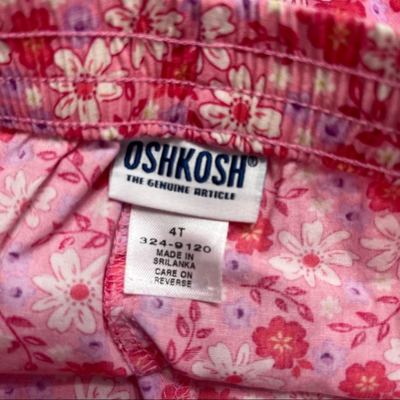 OshKosh Floral Two Piece Skort Set - Picture 9 of 9